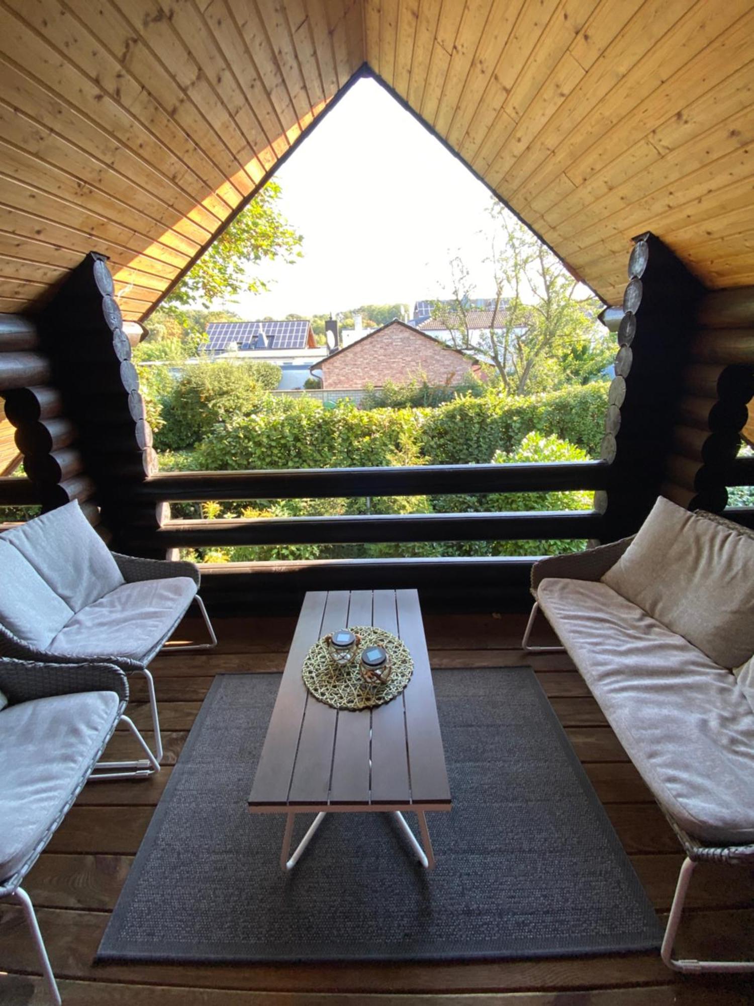 Eifel-Lounge Blockhaus Mit Kamin Garten Balkon Nahe Koeln Therme Bruehl Phantasialand Weilerswist Eksteriør bilde